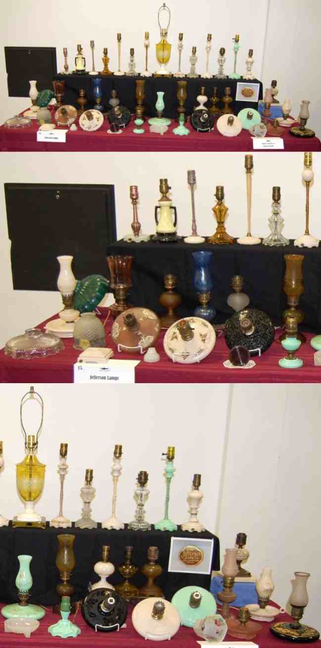 Jefferson Lamp Display at 2012 NDGA Meeting