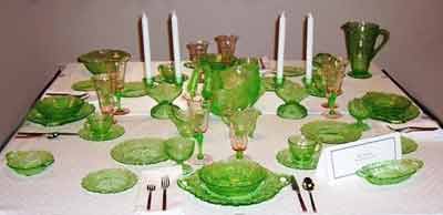 Indiana's Avocado Table Setting