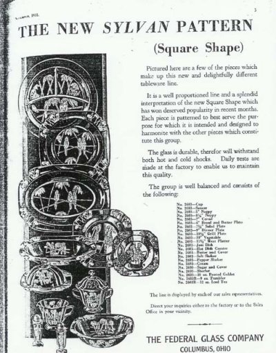 Federal Sylvan Advertisement