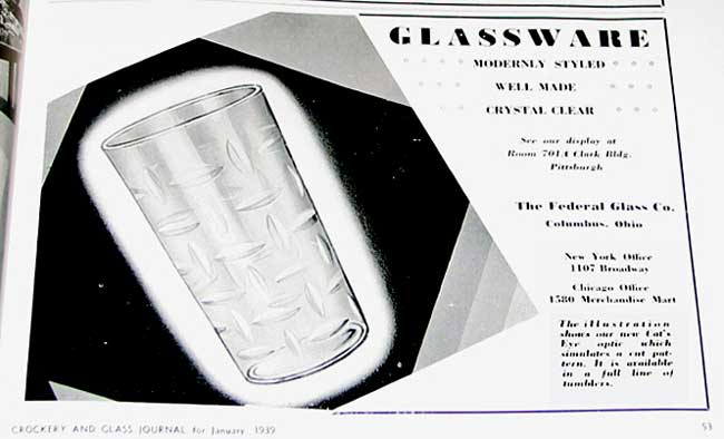 Federal Cat's Eye Ad