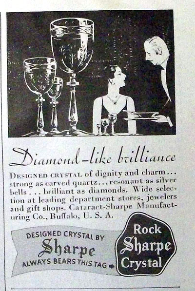 Cataract-Sharpe Manufacturing Co. Ad
