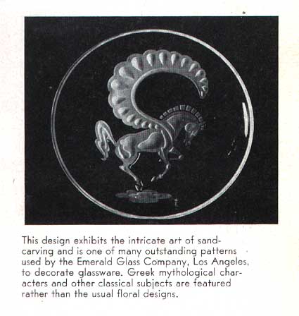 Emerald Glass Company Ad