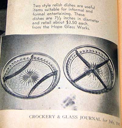 Hope Glass Works Relish Ad