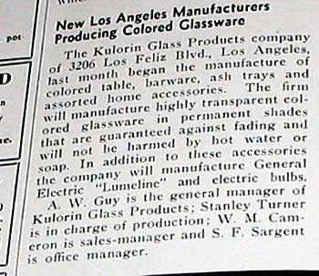Kulorin Glass Producs Ad