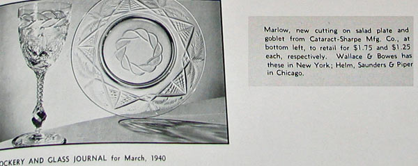 Cataract-Sharpe Manufacturing Co.  Marlow