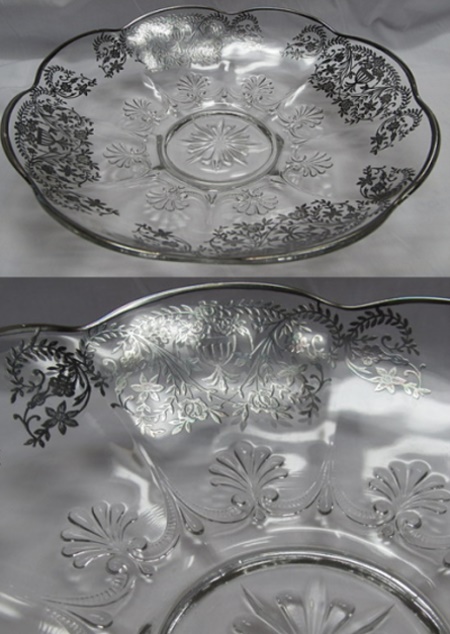Unknown Bowl w/ Unknown Silver Overlay