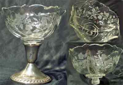 Unknown Compote with Sterling Base