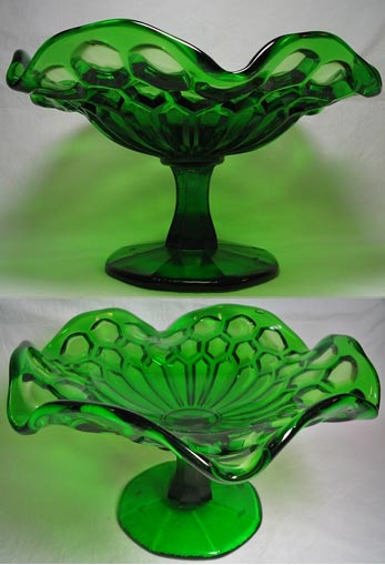Unknown Compote with Fluted Rim