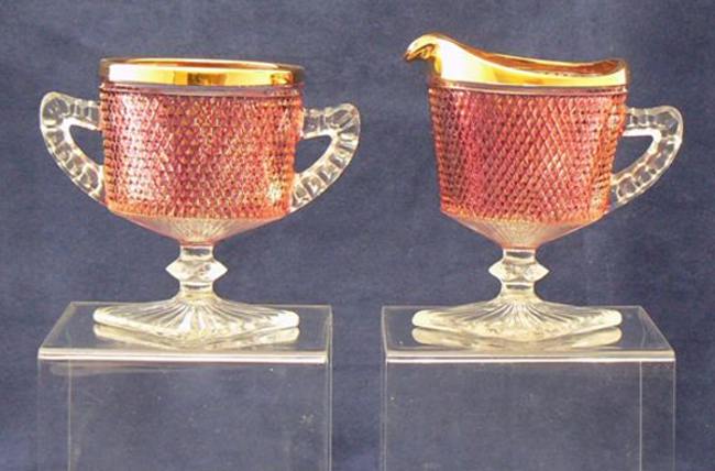 Unknown Diamond Point Cream & Sugar