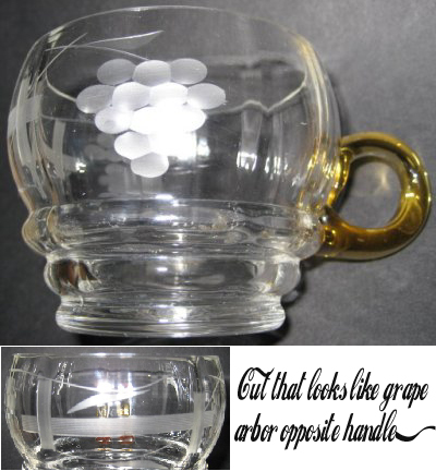 Unknown Grape Cut Optic Cup
