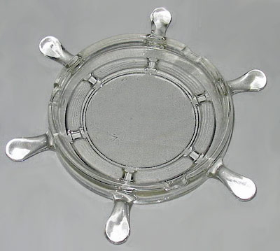 Unknown Ship's Wheel Ashtray