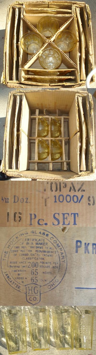 Hocking Princess 16-Piece Set Original Box