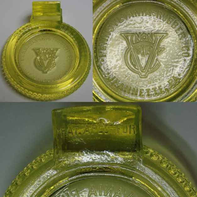 Unknown Ashtray w/ Pennsylvania Rubber Co. Promotion