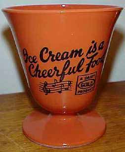 Hazel-Atlas Platonite Ice Cream Dish
