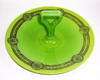 Cambridge # 168 Center Handle Server w/ # 707 Etch