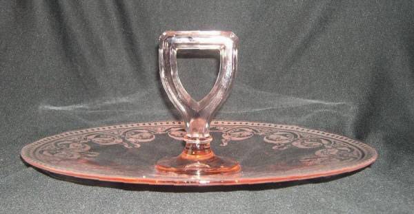 Cambridge # 173 Center Handle Server with #704 Etch