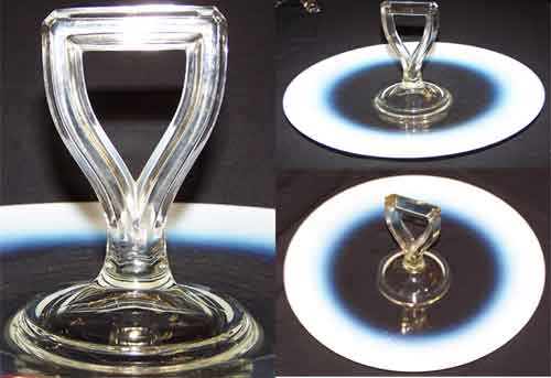 Central #1435 Opalescent Center Handled Server