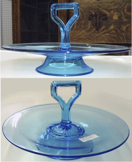 Davies Footed Center Handled Server