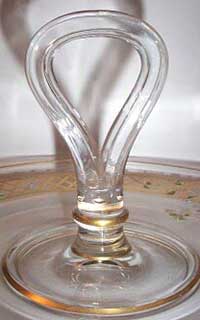 Duncan & Miller Center Handled Server with Hawkes Decoration