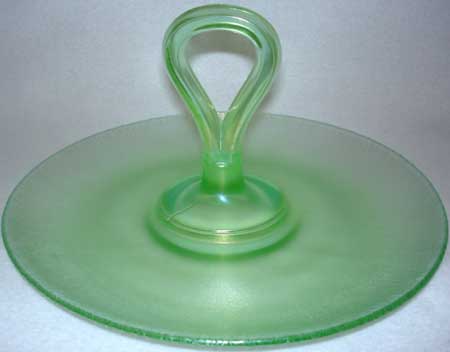 Fenton # 317 Handled Sandwich Tray
