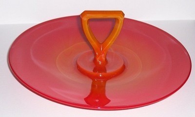 Northwood #698 Center Handled Sandwich Tray