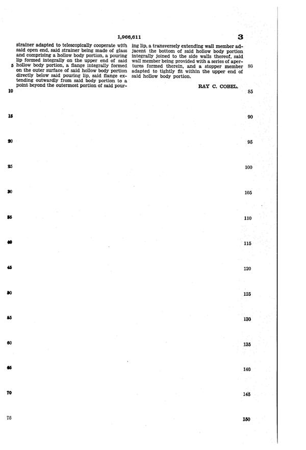 Heisey #4225 Cobel Cocktail Shaker Patent 1966611-4