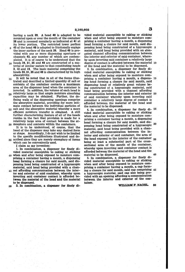 Airko Shaker Patent 2160602-4