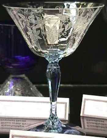 Fostoria #6004 Stem with Wisteria Stem & Base