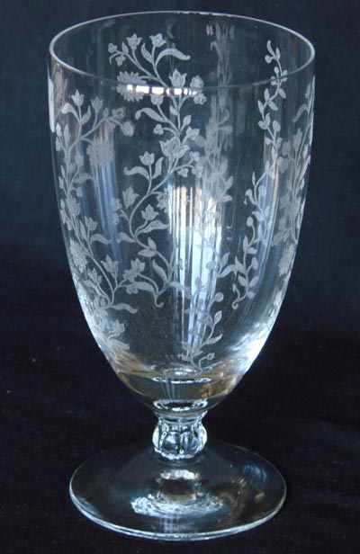 Fostoria #6012 Westchester Iced Tea w/ #323 Rambler Etch