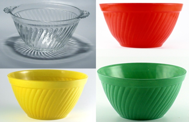 Anchor Hocking Swirl Mixing Bowls
