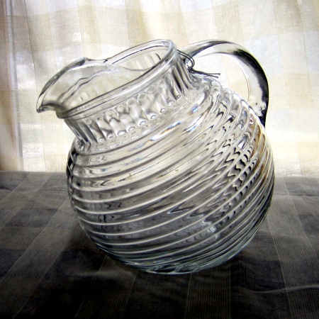 Hocking Manhattan Pitcher