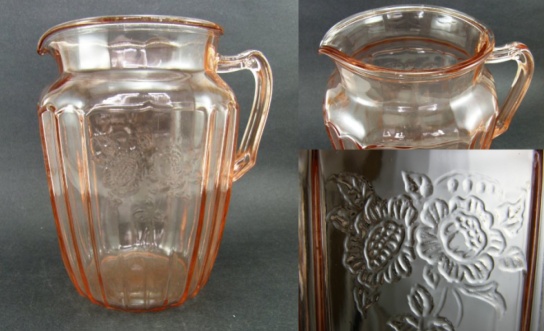 Hocking Mayfair Pitcher
