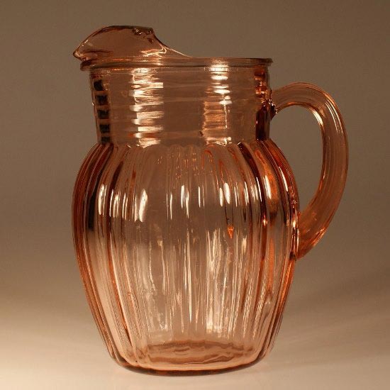 Hocking Old Cafe Ice Lip Pitcher