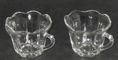 Anchor Hocking Swedish Modern Cream & Sugar
