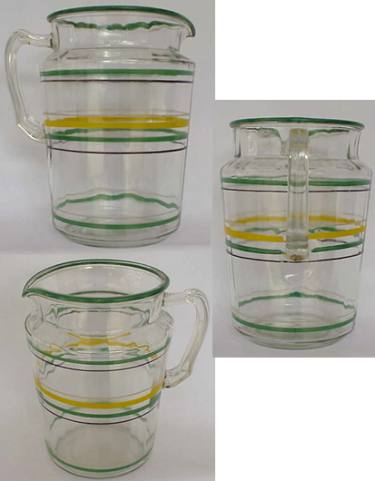 Hocking # 700 Striped Jug