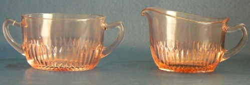 Hocking Old Colony Cream & Sugar