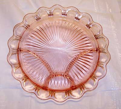 Hocking Lace Edge Closed Edge Relish
