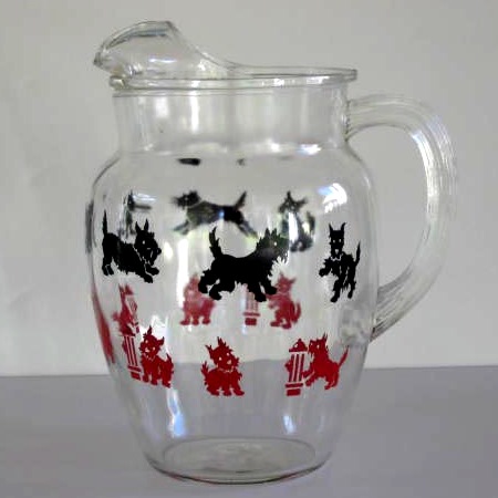 Anchor Hocking Scottie Pitcher
