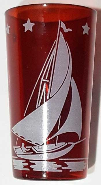 Anchor Hocking #A3519/712 Ship Tumbler