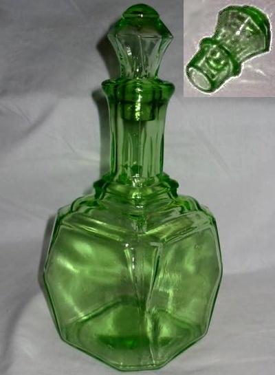 Hocking Deco Decanter