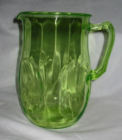 Hocking # 180 Green Pinch Jug