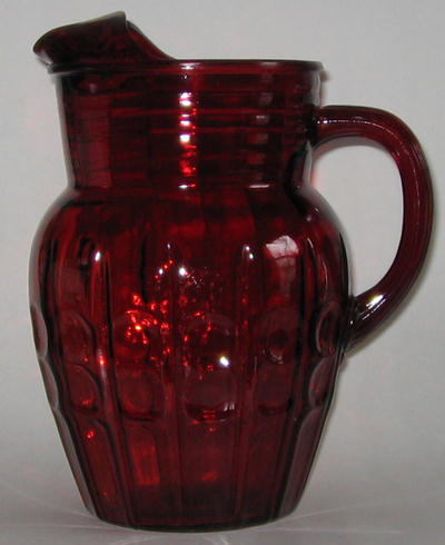 Anchor Hocking Royal Ruby High Point Pitcher