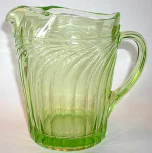 Hocking Morocco Pitcher