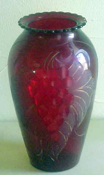 Anchor Hocking Royal Ruby Vase
