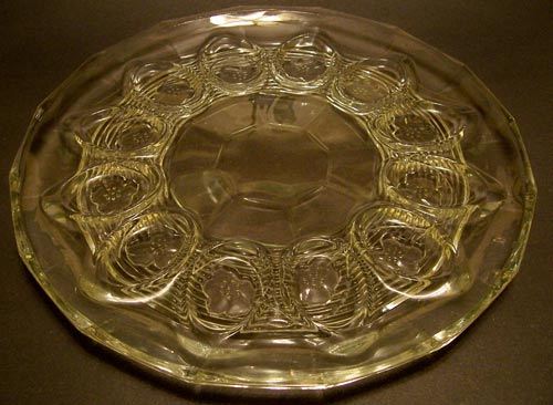 Hocking Georgetowne Egg Plate