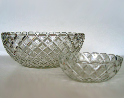 Hocking Waterford "Waffle" Bowls