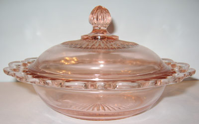 Hocking Old Colony (Lace Edge) Butter Dish