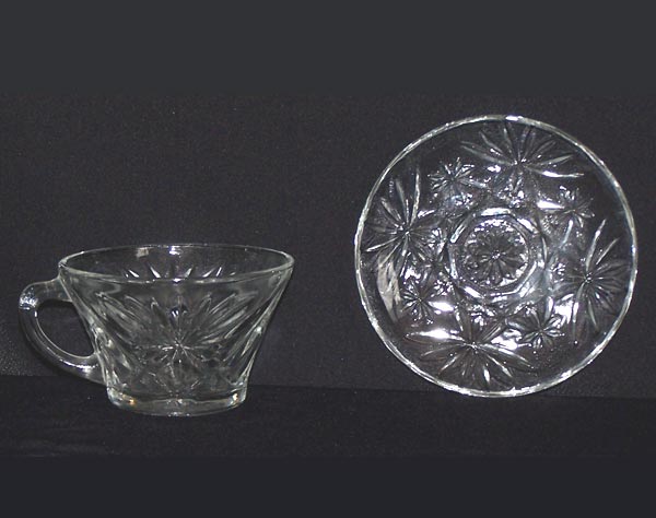 Hocking  Oatmeal Cup and Saucer