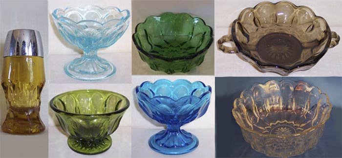 Anchor Hocking Fairfield Color Examples