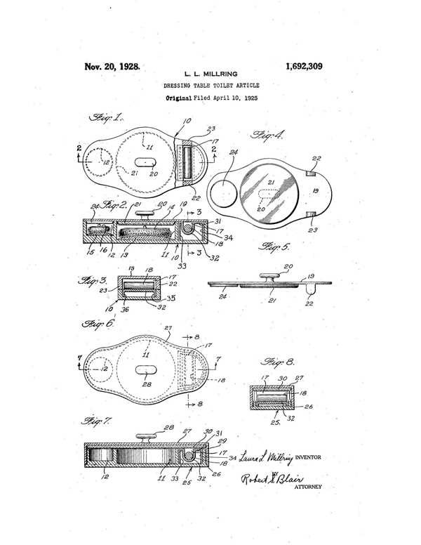 McKee Compact Patent 1692309-1